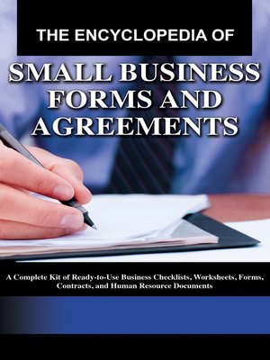 cover image of The Encyclopedia of Small Business Forms and Agreements